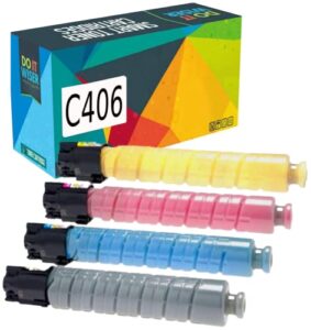 do it wiser compatible printer toner cartridge replacement for ricoh mp c307 mp c306 mp c406 mp c407 – 842091 842092 842093 842094 (black, cyan, magenta, yellow, 4pack) high yield