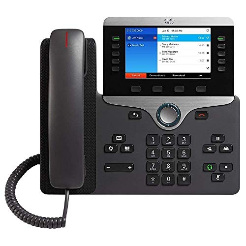 CISCO 8841 VoIP Phone (Renewed) (Power Supply Not Included)