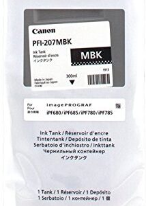 Canon 8788B001 PFI-207MBK INK TANK 300ML FOR IPF680 IPF685 IPF780 IPF785