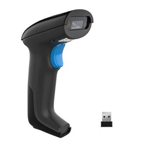 realinn wireless 2d qr barcode scanner rechargeable automatic hanheld code reader dustproof waterproof shockproof fast and precide for mobile payment, store, supermarket, warehouse