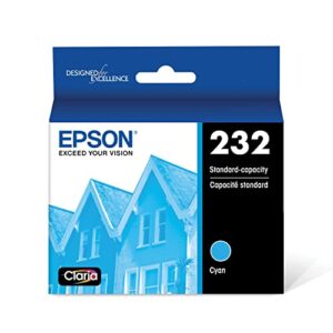 epson t232 cyan ink cartridge, standard capacity