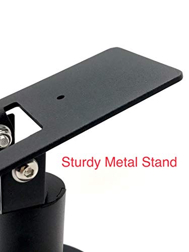 Sturdy Metal Swivel Stand for Verifone MX915 Credit Card Machine - Complete Kit with Adhesive Glue Pad and Hardware