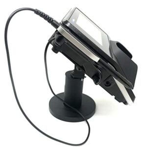 Sturdy Metal Swivel Stand for Verifone MX915 Credit Card Machine - Complete Kit with Adhesive Glue Pad and Hardware