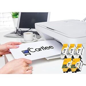 Cartlee Set of 5 Compatible 30xl High Yield Ink Cartridges for Kodak Hero 3.1 Hero 5.1 ESP 3.2 ESP C110 ESP C310 ESP Office 2150, ESP C315, ESP Office 2170