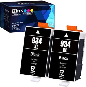 e-z ink (tm compatible ink cartridge replacement for hp 934 934xl 934 xl high yield to use with hp officejet 6812 6815 officejet pro 6230 6830 6220 6800 6820 6822 6825 6835 6836 printer (2 black)