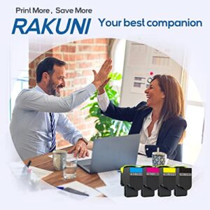 RAKUNI Remanufactured Toner Cartridge Replacement for Lexmark CS421dn CS521dn CS622de CS421 CS521 CS622 CX421 CX522 CX622 CX625 78C10K0 78C10C0 78C10M0 78C10Y0 (4-Pack)