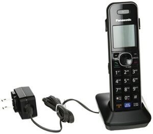 panasonic cordless phone handset accessory compatible with kx-tg6840 and kx-tg7870 series cordless phone systems – kx-tga680s (black)