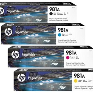 HP 981A Original PageWide Cartridge 4-Color Set