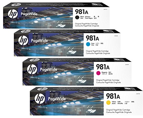 HP 981A Original PageWide Cartridge 4-Color Set