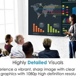 Optoma EH412STx Short Throw 1080p HDR Professional Projector | Super Bright 4,000 Lumens | Business Presentations, Classrooms, and Meeting Rooms | 15,000 Hour Lamp Life | Speaker Built in | Portable