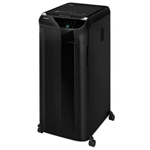 fellowes automax 600m 2-in-1 heavy duty auto feed commercial paper shredder with micro-cut