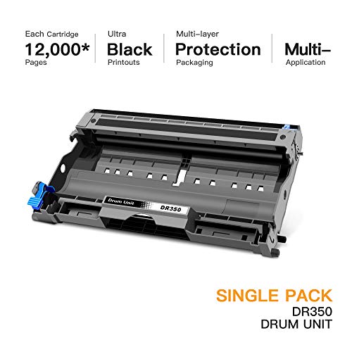 E-Z Ink (TM) Compatible Drum Unit Replacement for Brother DR350 to use with HL-2040 MFC-7420 Intellifax 2820 DCP-7020 HL-2070N MFC-7820N MFC-7220 DCP-7010 Fax-2820 Fax-2920 HL-2030 HL-2070 (1 Pack)