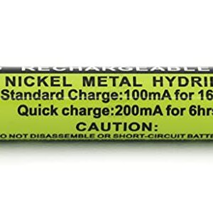 BatteryDealz 1.2V NiMH AAA Rechargeable Batteries Compatible with Panasonic Cordless Telephones (8-Pack)