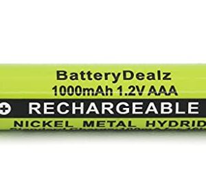 BatteryDealz 1.2V NiMH AAA Rechargeable Batteries Compatible with Panasonic Cordless Telephones (8-Pack)