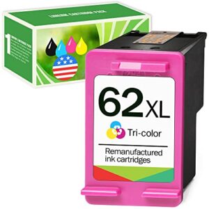 limeink remanufactured ink cartridge replacement for hp 62xl ink cartridge color for hp ink 62 xl for hp ink cartridge for hp envy 7640 printer for hp ink 62xl color
