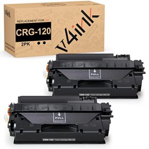v4ink 2pk compatible toner cartridge replacement for canon 120 crg-120 2617b001aa toner high yield black ink for canon imageclass d1100 d1120 d1320 d1350 d1150 d1180 d1170 d1370 printer