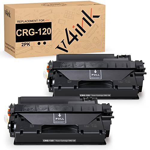 v4ink 2PK Compatible Toner Cartridge Replacement for Canon 120 CRG-120 2617B001AA Toner High Yield Black Ink for Canon ImageCLASS D1100 D1120 D1320 D1350 D1150 D1180 D1170 D1370 Printer