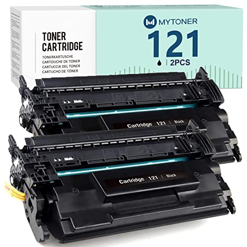 MYTONER Compatible Toner Cartridge 121 Replacement for Canon 121 CRG-121 3252C001 Work with imageCLASS D1650 D1620 Printer (Black, 2-Pack)