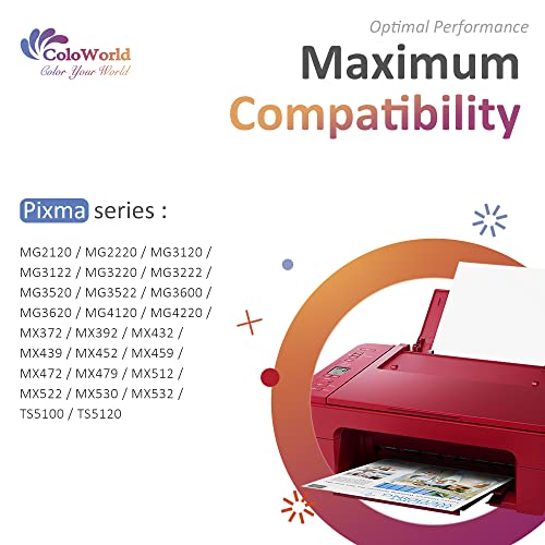 ColoWorld Remanufactured Ink Cartridge Replacement for Canon 240 PG-240XL for Pixma MG3620 MG3600 MX452 MG2120 MG3520 MX472 MG3220 MX432 MG2220 MX512 MG3122 MG3222 MG3120 Printer (1 Black)