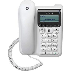motorola ct610 corded telephone – answering machine & call blocking
