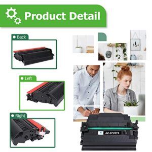 Aztech Compatible CF287X Toner Cartridge Replacement for HP 87X CF287X 87A CF287A Enterprise M506 M506dn M506n M506x Pro M501 M501dn M527 M527dn Laser Printer (Black, 4-Pack)