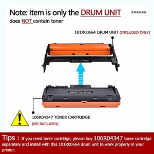 Leize Compatible 101R00664 Drum Cartridge Replacement for Xerox B205/ B210/ B215 Drum Unit use for Xerox B210DNI B205NI B215DNI B215MFP B205MFP Printer, Black - 10,000 Pages