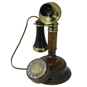 opis 1921 cable c: the wood candlestick retro telephone/antique phone/old phone/retro phone/rotary phone/old telephone/vintage phone/vintage telephone / 50s phone/antique landline phone