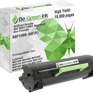 BGI 60F1H00 601H Remanufactured Toner Cartridge Replacement for Lexmark MX310dn MX611de MX511de MX410de MX611dhe MX610de MX511dhe MX510de MX511dte MX611dte MX611dfe | High Yield 10,000 | Made in USA