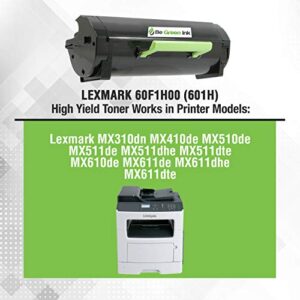 BGI 60F1H00 601H Remanufactured Toner Cartridge Replacement for Lexmark MX310dn MX611de MX511de MX410de MX611dhe MX610de MX511dhe MX510de MX511dte MX611dte MX611dfe | High Yield 10,000 | Made in USA