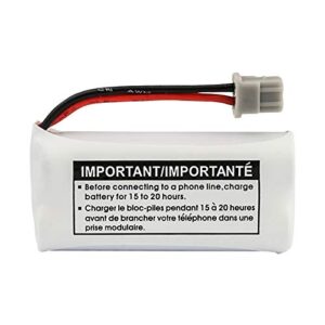 Uniden BT-1021 Replacement Rechargeable Battery For many Uniden Phone Systems and Cordless Handsets, Nickel Metal Hydride Rechargeable Battery, DC 2.4V 300mAh