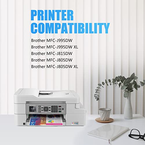 Miss Deer LC3033 BK/C/M/Y Super High Yield Ink Cartridges Compatible Replacement Ink for Brother LC3033 LC3033XXL LC3035XXL LC3035 Work for Brother MFC-J995DW MFC-J805DW MFC-J815DW(2BK/C/M/Y)