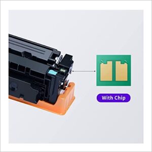 LEMERO UTRUST (414A with Chip) Compatible Toner Cartridge Replacement for HP 414A 414X W2020A W2020X use with HP Color Laserjet Pro MFP M479fdw, M479fdn, M454dw, M454dn, M479dw 414A (4-Pack)