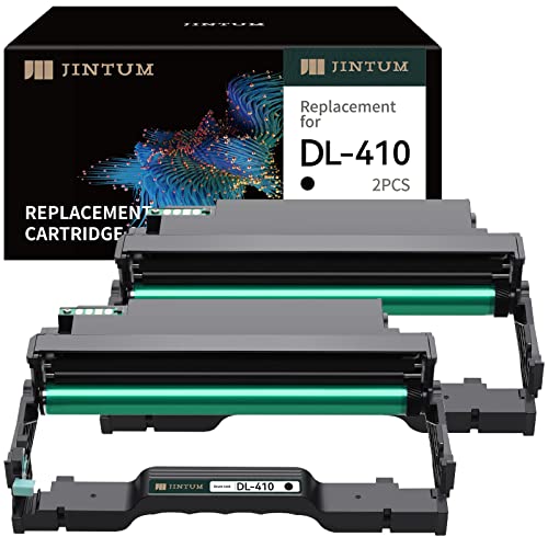 JINTUM DL-410 Drum Unit Replacement for Pantum DL410 DL-410 for M7102DW P3012DW M6800FDW M7100DW M7200FDW M6802FDW M7102DN M7202FDW Printer (2 Black)