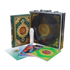 quran pen, aipebani digital pen talking reader rechargeable quran book read pen with multilingual 25 reciters, aluminium box packaging, muslims gift ramadan gift