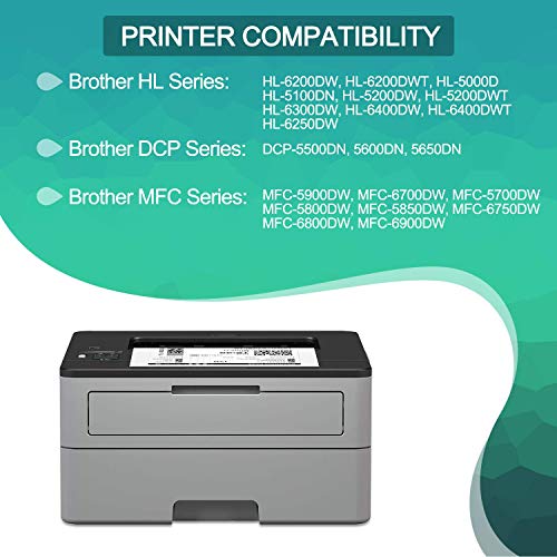 GREENBOX Compatible Toner Cartridge Replacement for Brother TN850 TN-850 TN-820 TN820 for Brother DCP-L5500DN DCP-L5600DN MFC-L5700DW HL-L5000D MFC-L5800DW MFC-L5850DW HL-L5100DN Printer (4 Black)