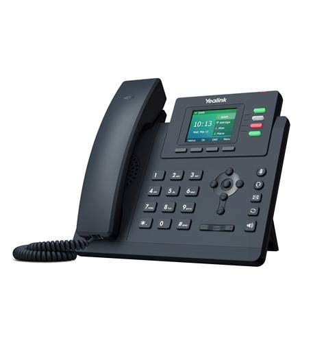 Yealink SIP-T33G IP Phone [10 Pack] 4 VoIP Accounts. 2.4-Inch Color Display. Dual-Port Gigabit Ethernet, 802.3af PoE, Power Adapter Not Included (SIP-T33G)