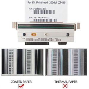 Printhead For Zebra ZT410 Label Printer 203dpi P1058930-009 Thermal Transfer