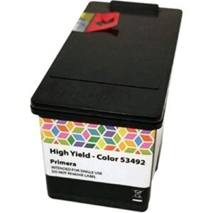 primera technology high-yield tri-color dye ink cartridge (53492) for use with lx910 color label printer