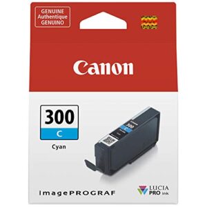 canon pfi-300 lucia pro ink, cyan, compatible to imageprograf pro-300 printer