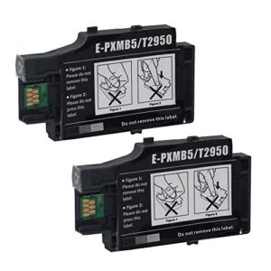 buyink remanufactured wf-100 maintenance box compatible for wf-100 wf-100w wf-100 wf-110 printer (2 pack)