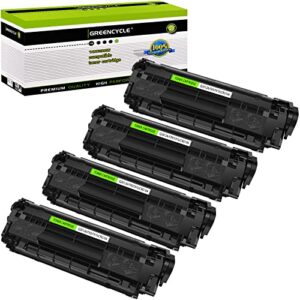 greencycle high yield compatible for canon 104 crg104 fx9 fx10 q2612a 12a black toner cartridge for d420 d480 mf4150 mf4270 mf4350 mf4370 mf4690 l90 1018 1020 m1120 3015 3020 3030 3050 3055