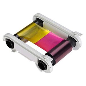 5 x Evolis Zenius R5F002AAA Color Ribbon - YMCKO - 200 Prints with Bodno Software Demo