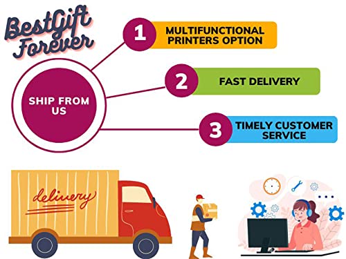 Brother MFC-L3710CW Compact Digital Color Wireless All-in-One Laser Printer, Print&Copy&Scan&Fax, 19ppm, 250 Sheets Capacity, 50-Sheet ADF, 3.7” Color TS, Wi-Fi, USB, Bundle with Printer Cable