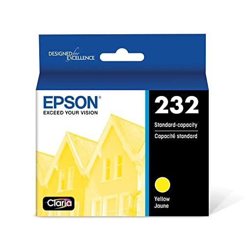 Epson T232 Yellow Ink Cartridge, Standard Capacity