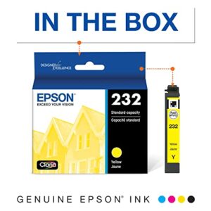 Epson T232 Yellow Ink Cartridge, Standard Capacity