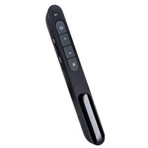 Presentation Clicker USB PowerPoint Clicker Presentation Remote Clicker,2.4G RF Presenter Pointer Slide Advancer with hyplink&Volume Control (Battery Included)