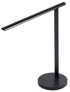 bostitch office vled1826blk-bos dimmable led desk lamp with adjustable color temperature, black