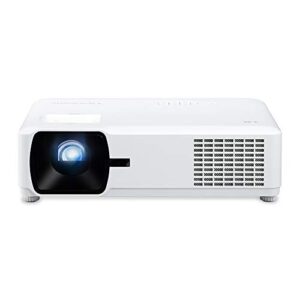 viewsonic bright 3000 lumens wxga lamp free led projector with hv keystone and 360 degree flexible installation, lan control, 10w speaker, ip5x dust prevention for home and office (ls600w)