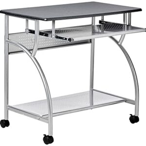 Safco SOHO Mobile Workstation, Anthricite, Metallic Gray