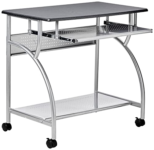 Safco SOHO Mobile Workstation, Anthricite, Metallic Gray